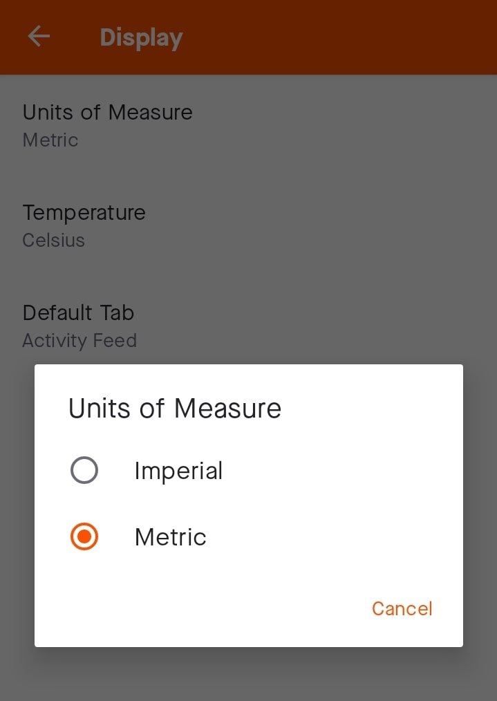 strava app measurement