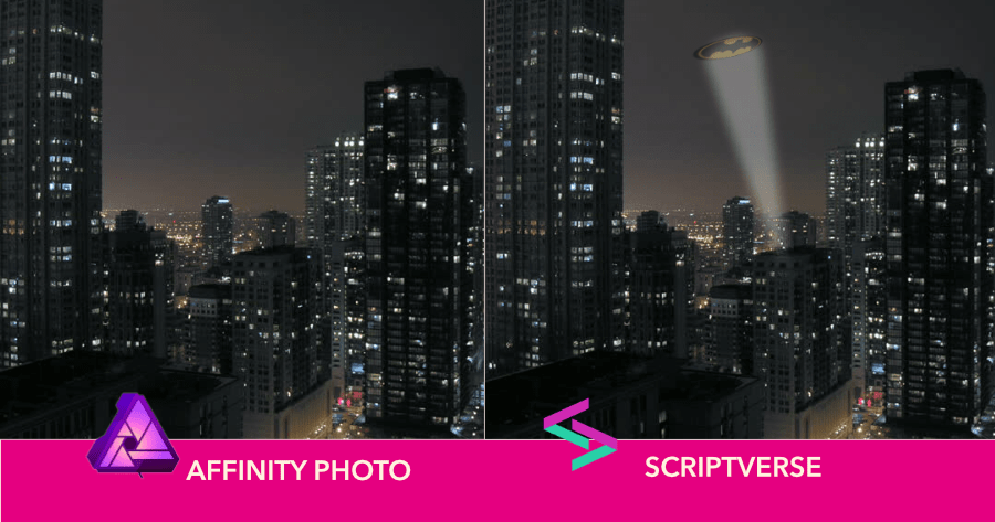 Affinity Photo: Create Light Beam/Ray