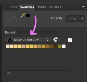 affinity designer palette renamed