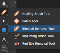 affinity photo blemish removal tool