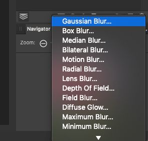 affinity photo blur background gaussian blur