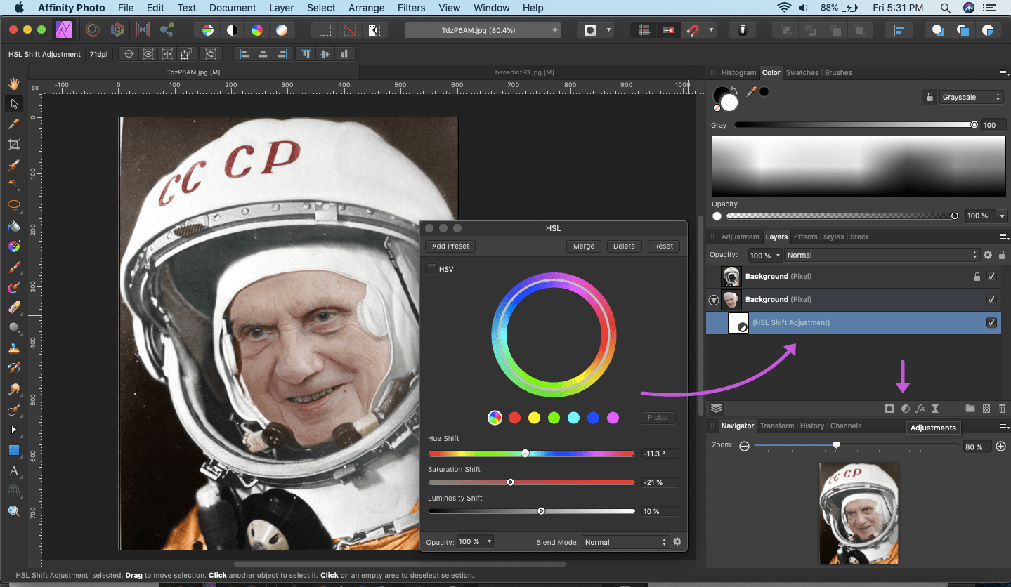 affinity photo swap faces source skin colour
