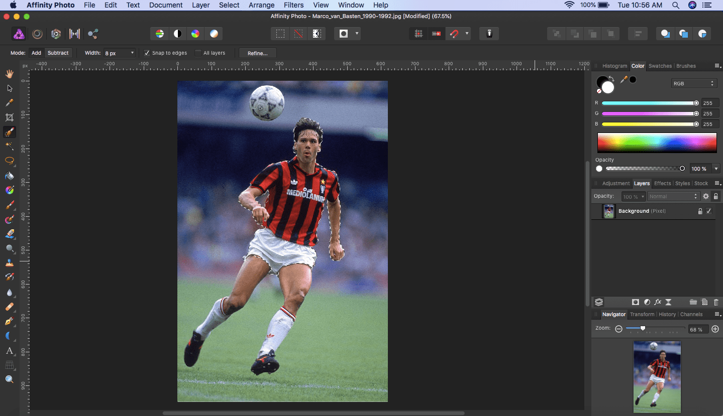 affinity photo van basten selection