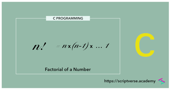 c program factorial