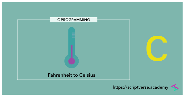 c program fahrenheit to celsius