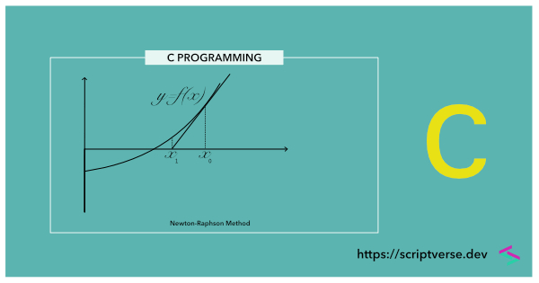 c program newton raphson