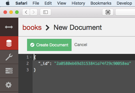 couchdb create document id