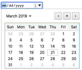 html5 type date