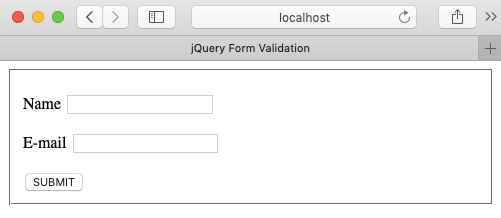 Jquery Form Validation Plugin