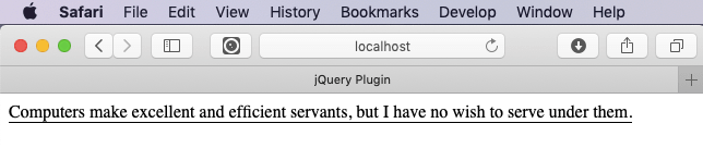 jquery plugin
