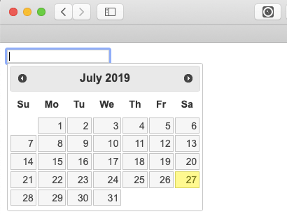 jquery ui datepicker