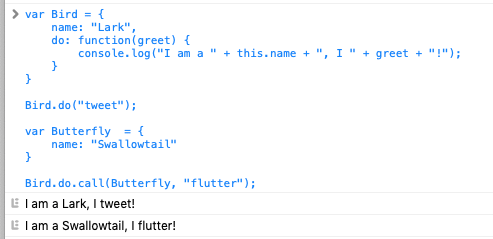 js call method borrow