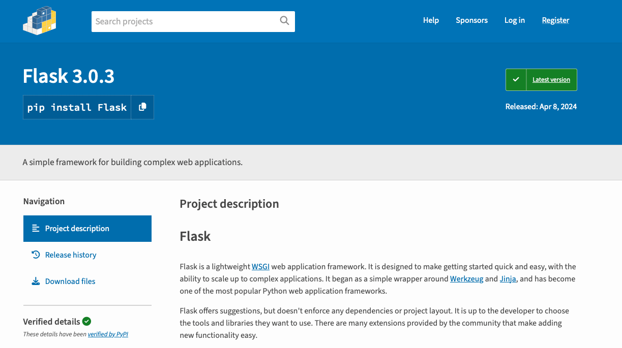 python flask project