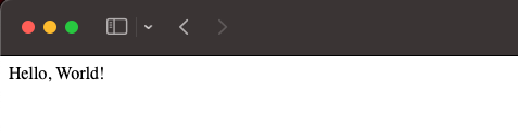 python flask hello world