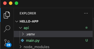 python flask project