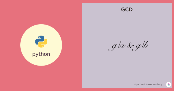 GCD (HCF) Program in Python 3 using Recursion