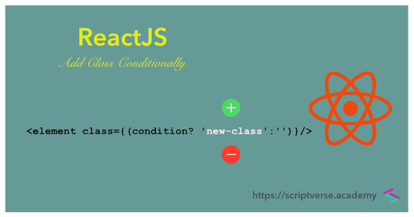 reactjs add class conditionally